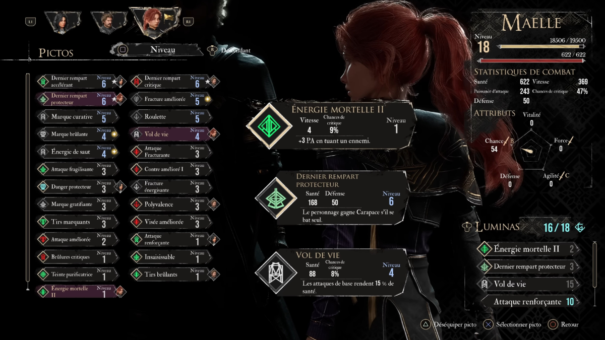 Énergie Départ I dans Clair Obscur : Expédition 33 : comment trouver ce picto ?